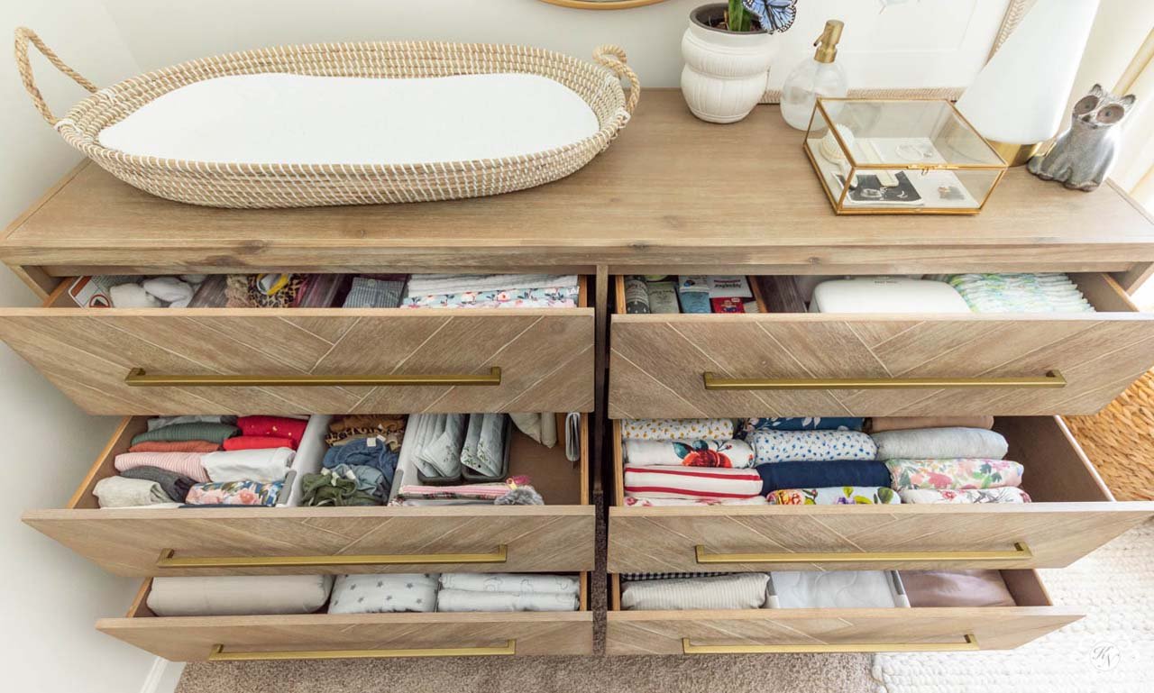 How to Organize Baby Dresser